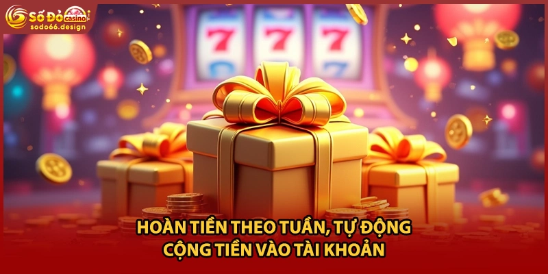 Hoàn tiền theo tuần, tự động cộng tiền vào tài khoản