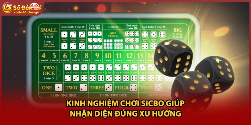 Kinh nghiệm chơi sicbo giúp nhận diện đúng xu hướng