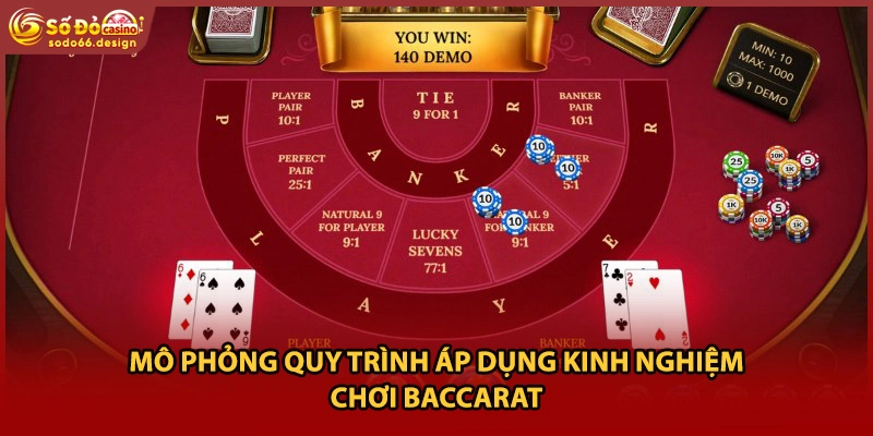 Mô phỏng quy trình áp dụng kinh nghiệm chơi baccarat